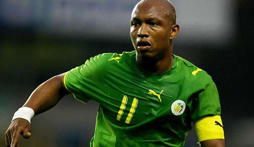 El-Hadji Diouf von den Blackburn Rovers wurde zweimal zu Afrikas Fußballer des Jahres gewählt