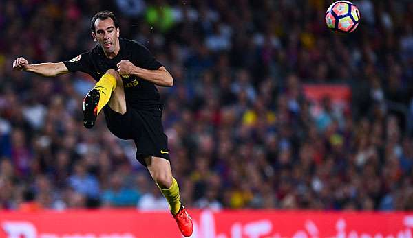 Diego Godin verletzte sich am Sprunggelenk