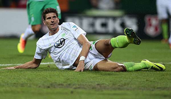 Mario Gomez wartet noch immer auf sein erstes Tor im Dress der Wölfe
