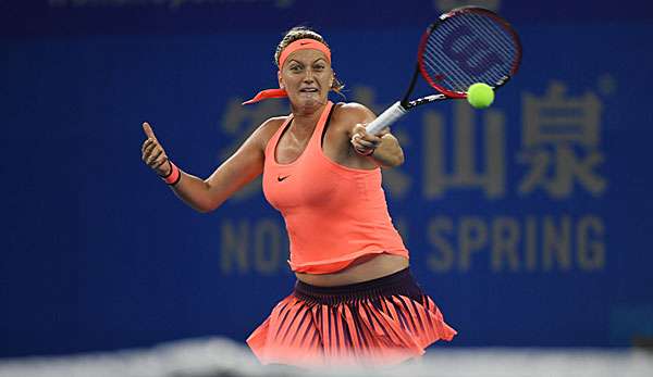Petra Kvitova steht im Finale von Wuhan