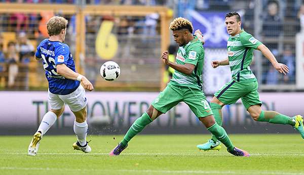 Serge Gnabry traf schon zweimal für Werder in der Bundesliga