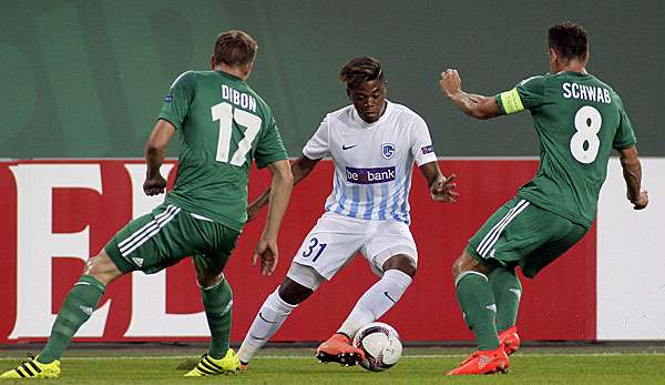 Leon Bailey spielt mit KRC Genk in der Europa League