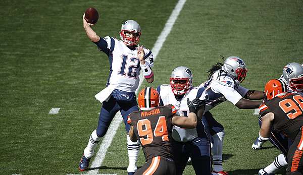 Tom Brady leistete sich in Cleveland keinen Turnover