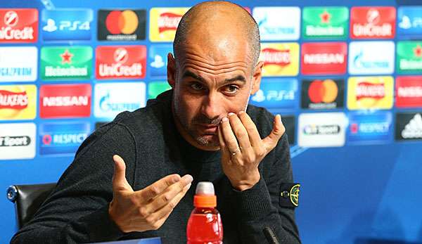Pep Guardiola trifft mit Manchester City auf den FC Barcelona
