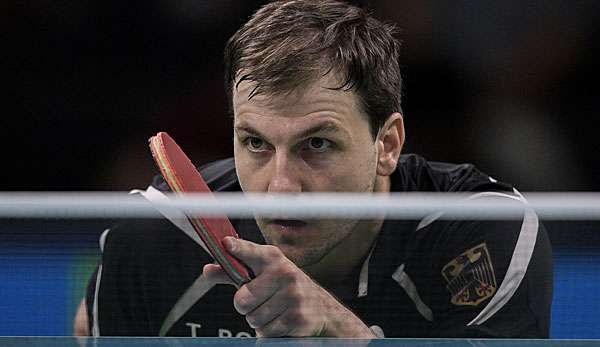 Timo Boll musste bei der EM verletzungsbedingt aufgeben