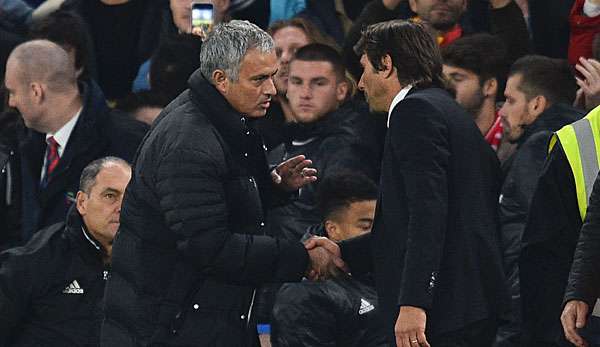 Jose Mourinho konnte sich, nach der Niederlage gegen Chelsea, einen Seitenhieb gegen Conte nicht verkneifen 