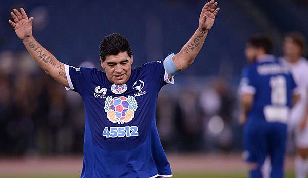 Diego Maradona spielte für den SSC Neapel