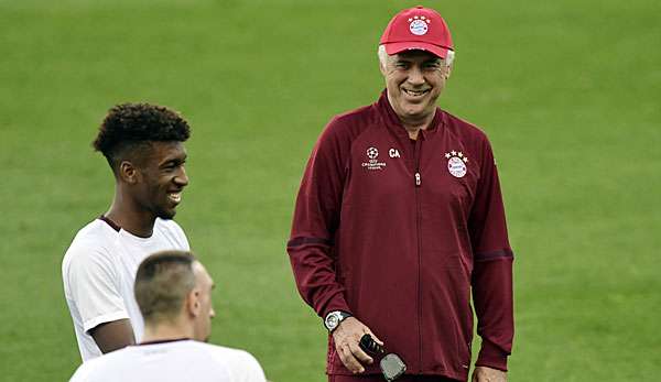 Carlo Ancelotti beharrt auf die Kaufoption von Kingsley Coman 