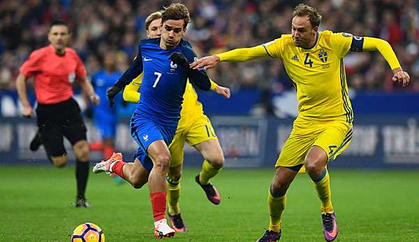 Antoine Griezmann verletzte sich gegen Schweden