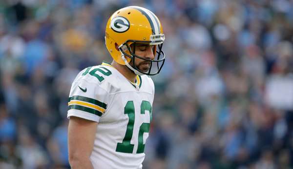 Aaron Rodgers und seine Packers gerieten in Tennessee richtig unter die Räder