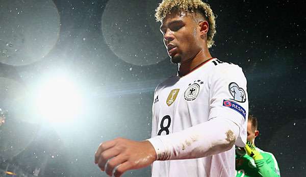 Serge Gnabry feierte gegen San Marino sein Debüt im Nationaldresse