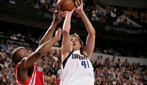 Dirk Nowitzki und die Dallas Mavericks schafften zum neunten Mal in Folge 50 Saisonsiege