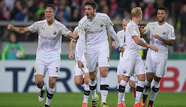 Sandhausen drehte das Spiel in Karlsruhe