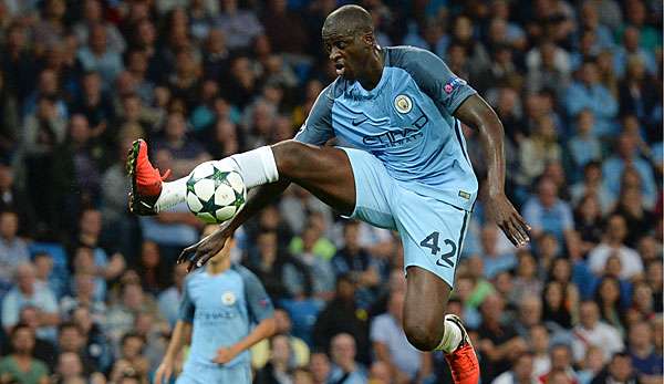 Yaya Toure wird gegen Crystal Palace von Anfang an auf dem Platz stehen