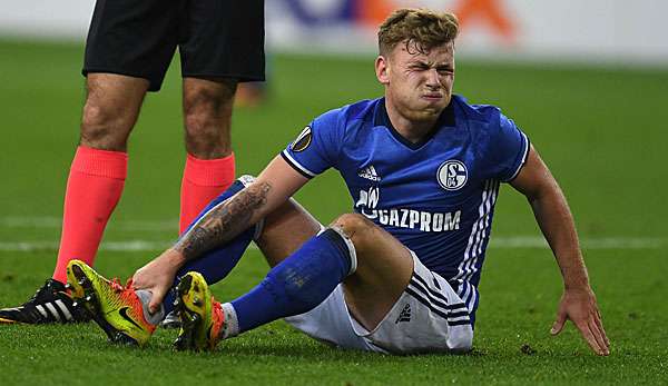 Max Meyer verletzte sich im Spiel gegen OGC Nizza