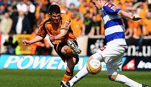 Der 22-jährige Matt Jarvis (li.) wechselte 2007 zu den Wolverhampton Wanderers