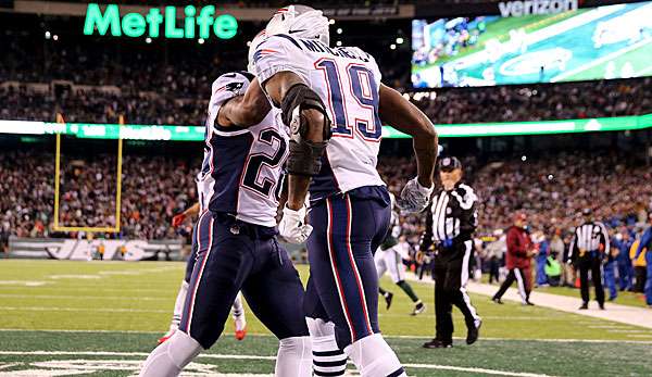 Die New England Patriots gewannen bei den Jets knapp