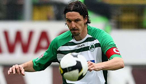 Marino Biliskov traf für Fürth zum frühen 1:0 gegen den FC Augsburg 