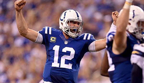 Andrew Luck soll es nach überstandener Gehirnerschütterung wieder einmal für die Colts richten
