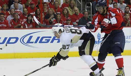 Alex Owetschkin hat das Duell gegen Sidney Crosby am Ende verloren