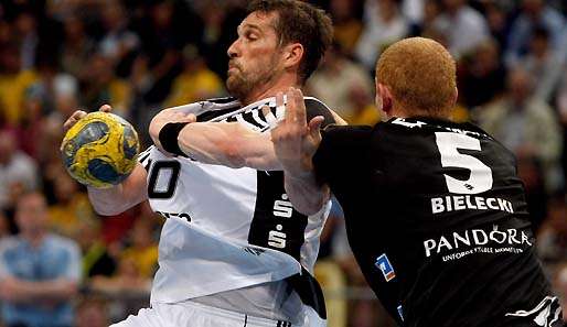 Kiel mit Stefan Lövgren besiegte die Löwen um Karol Bielecki nun auch noch in der Bundesliga