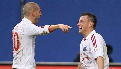 Wieder für Kroatien: Mladen Petric (l.) und Ivica Olic