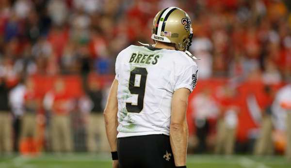 Warf bei der Niederlage gegen Tampa Bay drei Interceptions: Saints-QB Drew Brees