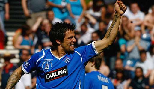 Nacho Novo schießt die Glasgow Rangers zum Pokalsieg