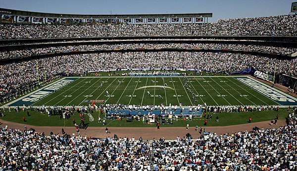 Qualcomm Stadium in San Diego gilt als eines der baufälligsten in der ganzen NFL