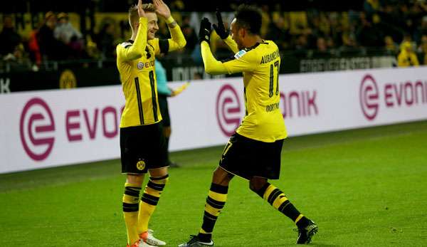 Marco Reus (l.) und Pierre-Emerick Aubameyang sind die Dortmunder Lebensversicherung