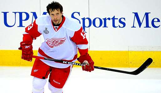 Pawel Datsjuk spielt seit 2005 bei den Detroit Red Wings