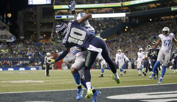 Kaum zu glauben, aber Seahawks-Receiver Paul Richardson fing diesen Ball tatsächlich 