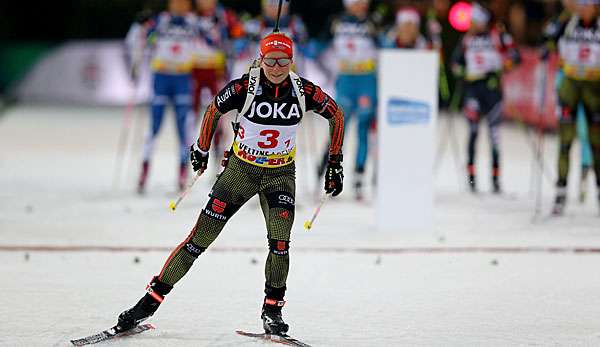 Franziska Hildebrand geht für die Staffel beim Heim-Weltcup nicht an den Start