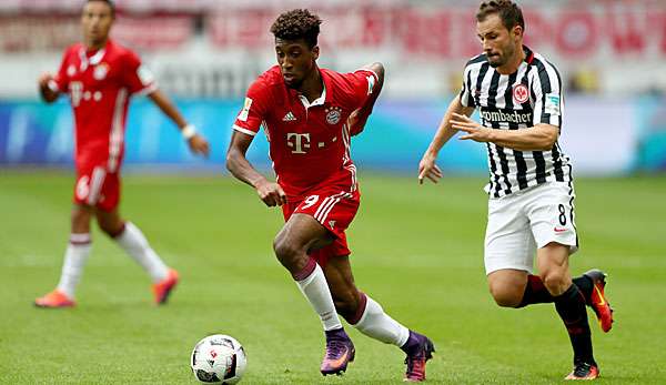 Kingsley Coman wird wohl noch länger im Trikot des FC Bayern auflaufen