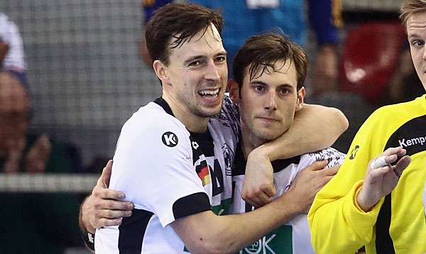 Patrick Groetzki (l.) und Uwe Gensheimer spielten gemeinsam für die Rhein-Neckar Löwen