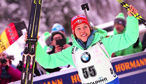 Laura Dahlmeier bleibt trotz des Verlustes des Gelben Trikots gelassen