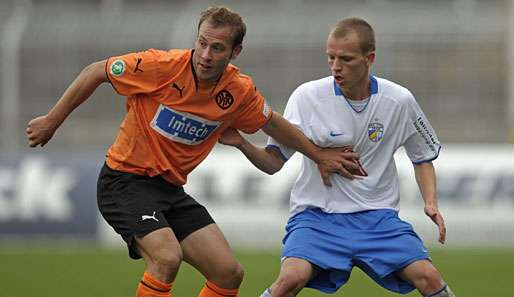 Marco Sailer (l.) wechselt nach dem Abstieg des VfR Aalen zu Greuther Fürth