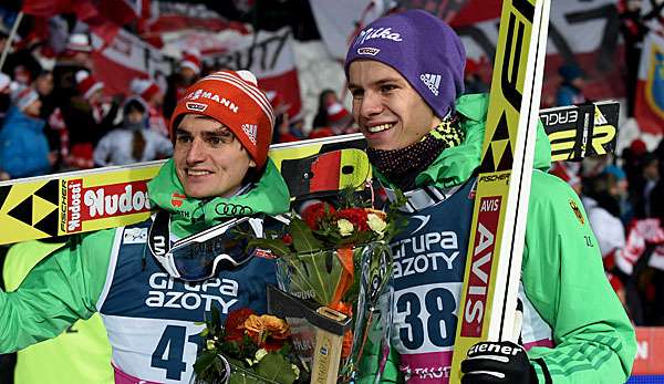 Richard Freitag und Andreas Wellinger führen das DSV-Team an