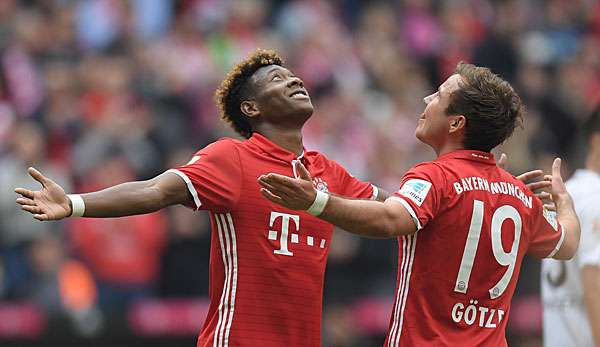 Mario Götze und David Alaba sin gut befreundet