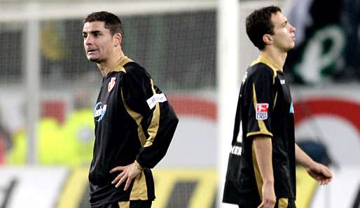 Ervin Skela (l.) wechselte 2007 von Ascoli Calcio zu Energie Cottbus