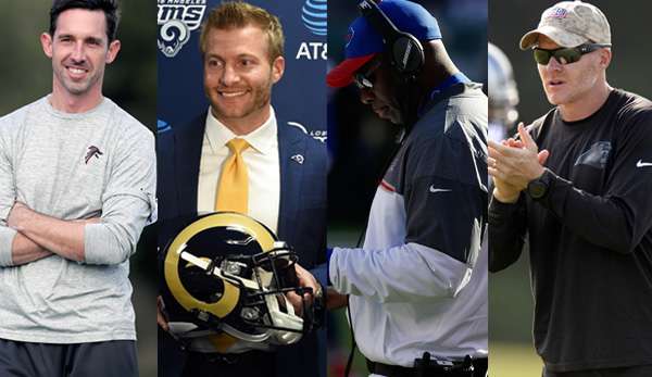 Kyle Shanahan, Sean McVay, Anthony Lynn und Sean McDermott sind vier der sechs neuen Head Coaches