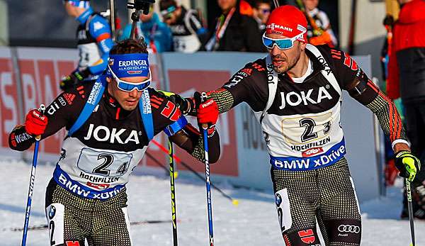 Simon Schempp und Arnd Peiffer hoffen auf eine Medaille im Sprint