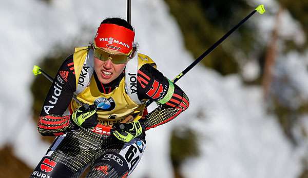Laura Dahlmeier peilt in der Verfolgung die nächste Medaille an