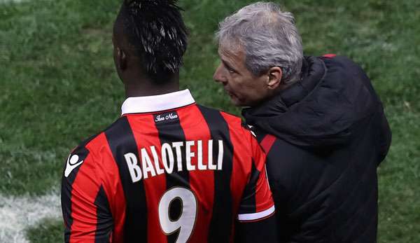 Mario Balotelli und Lucien Favre kommen noch nicht miteinander zurecht