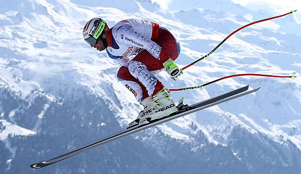 Beat Feuz hat die Goldmedaille in der Abfahrt gewonnen