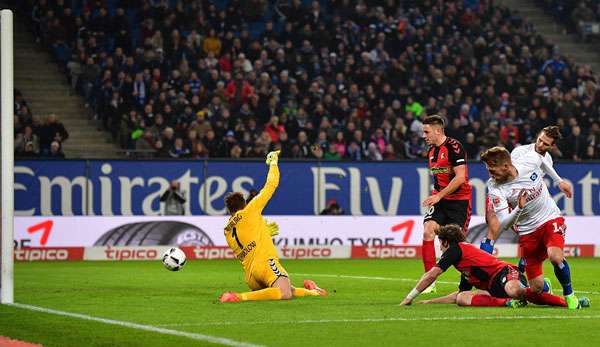 Aaron Hunt brachte den HSV früh in Führung