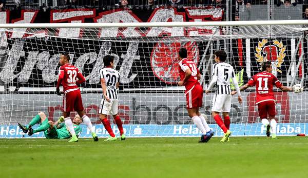 Das Führungstor in einer turbulenten Partie für die Schanzer