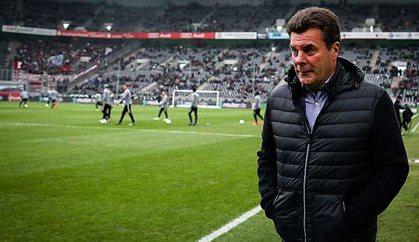 Dieter Hecking war mit der Leistung seiner Mannschaft trotz Niederlage zufrieden