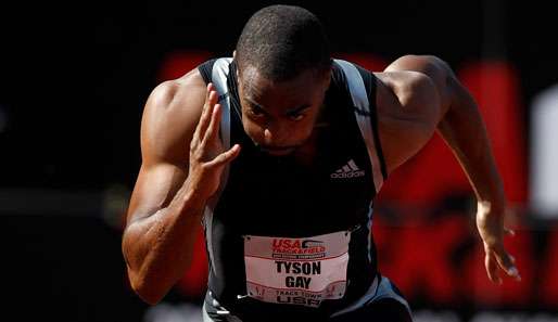 Dreifach-Weltmeister Tyson Gay freut sich auf das Duell mit Olympiasieger Usain Bolt