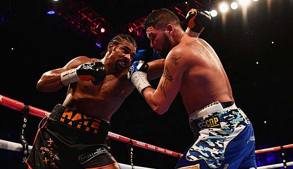 Tony Bellew hat gegen David Haye mit gebrochener Hand gewonnen